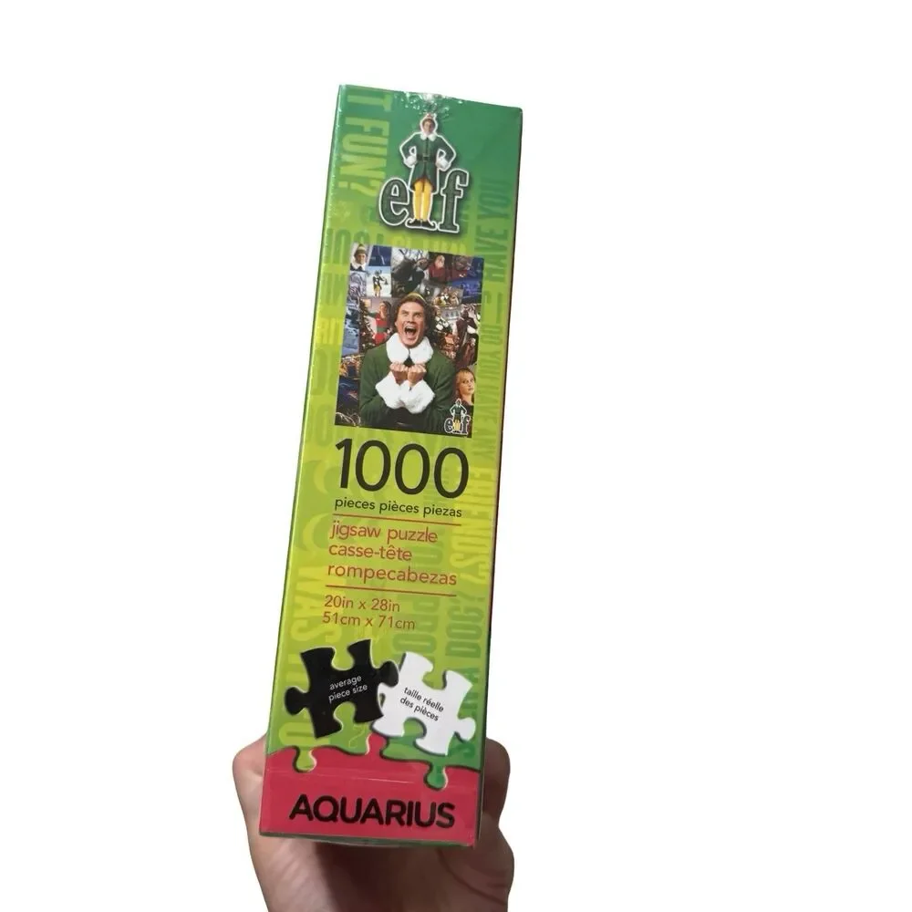 BUDDY THE ELF Christmas Puzzle Movie Elf 1000 Pc Aquarius 20